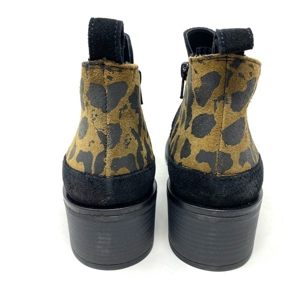 Clarks Women's Memi Zip Leopard Print Suede Ankle Boots 26163531 - Picture 5 of 7